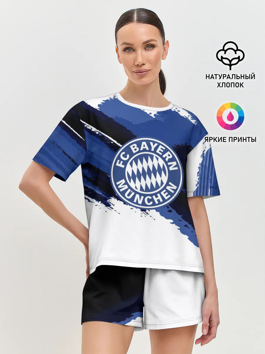 Женская пижама с шортами / BAYERN MUNCHEN SPORT STYLE
