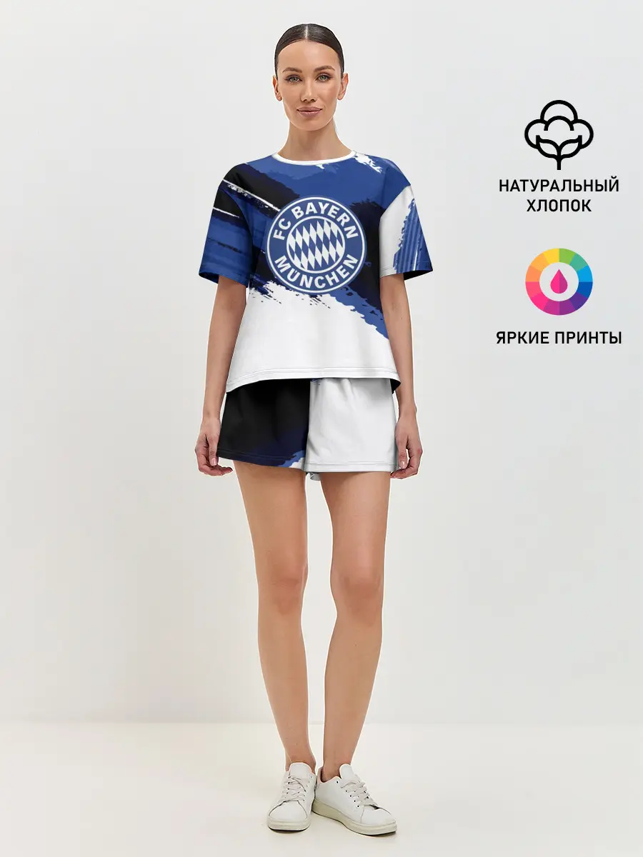 Женская пижама с шортами / BAYERN MUNCHEN SPORT STYLE