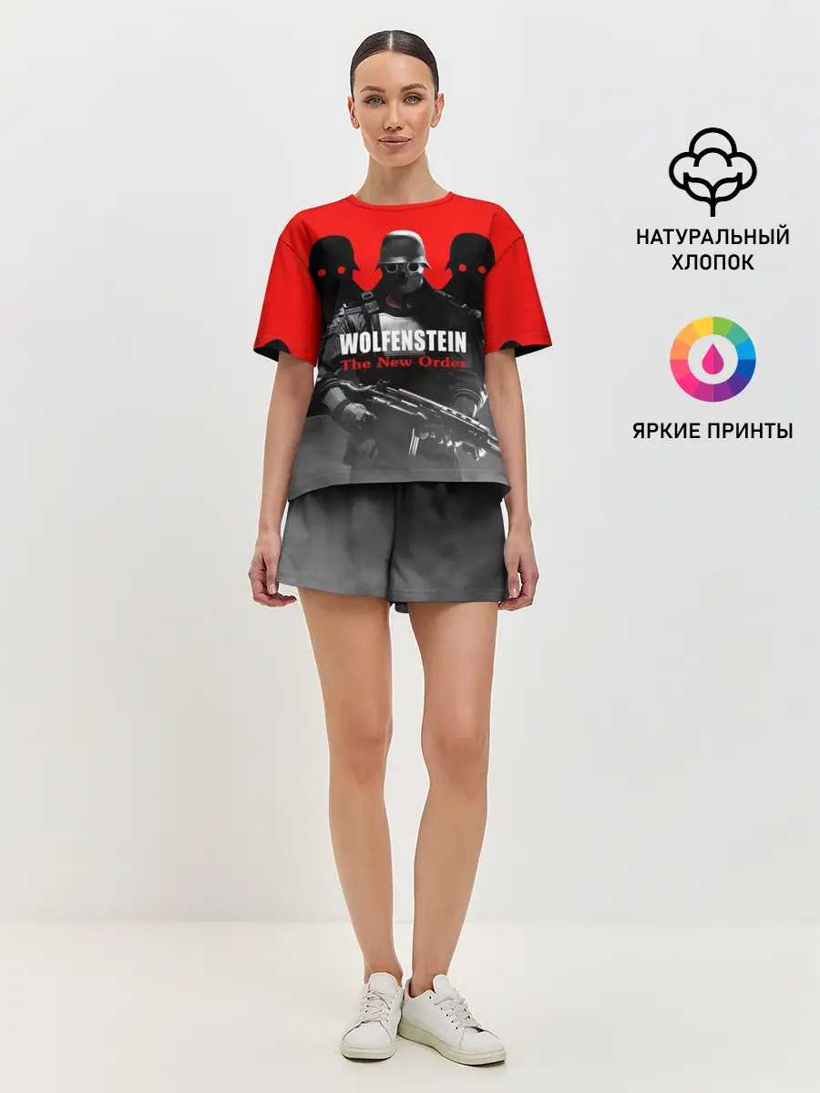 Женская пижама с шортами / Wolfenstein: The New Order