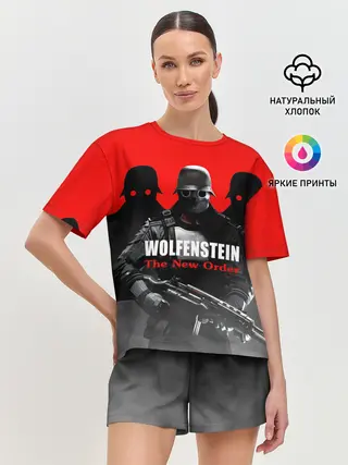 Женская пижама с шортами / Wolfenstein: The New Order