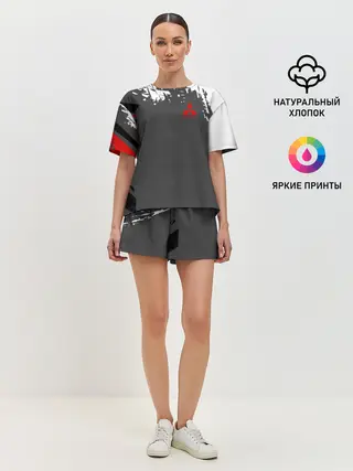 Женская пижама с шортами / MITSUBISHI SPORT