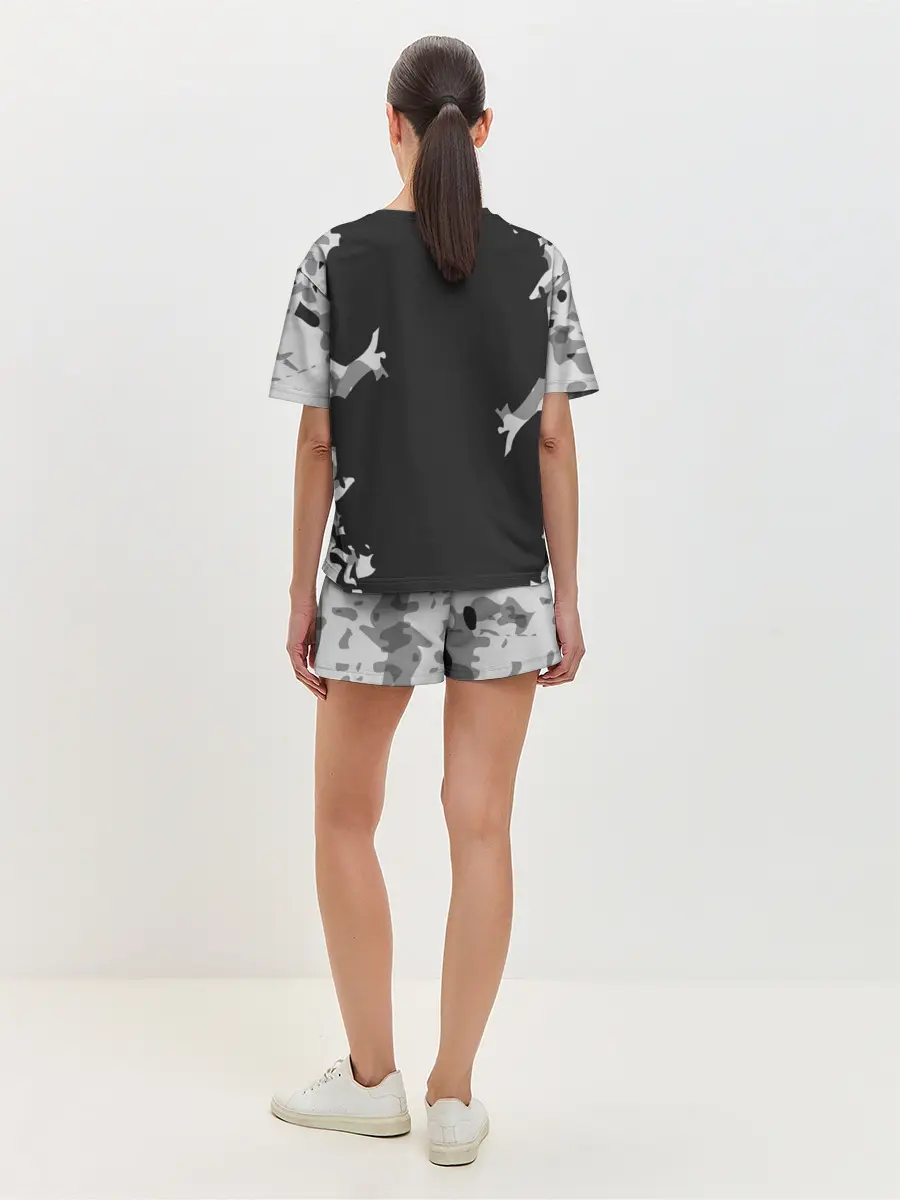 Женская пижама с шортами / AMG SPORT