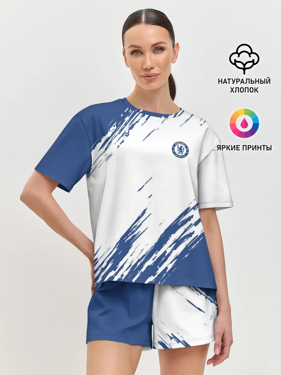Женская пижама с шортами / CHELSEA UNIFORM | ФОРМА ЧЕЛСИ