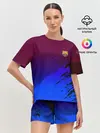 Женская пижама с шортами / FC Barcelona SPORT