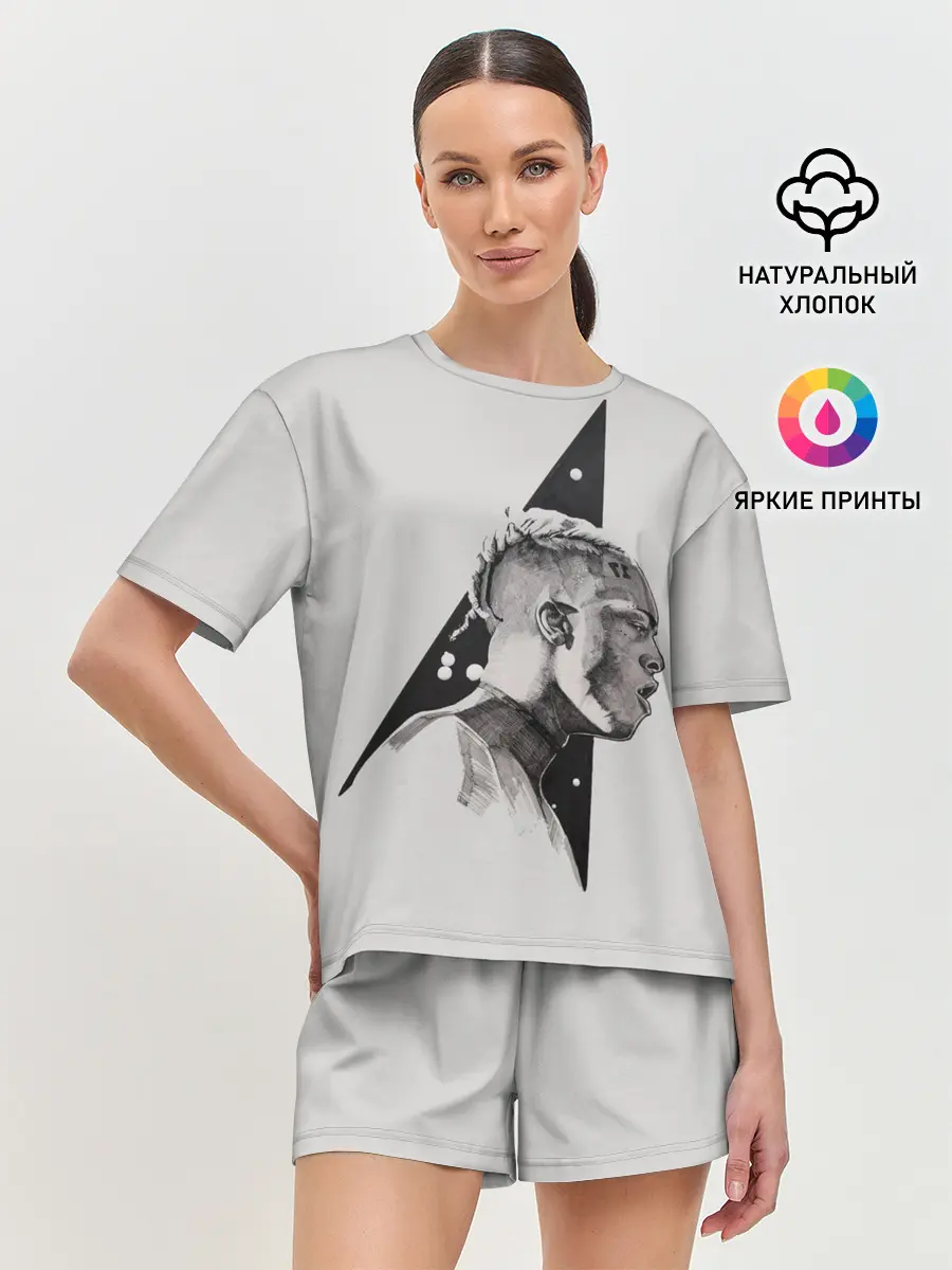 Женская пижама с шортами / XXXtentacion