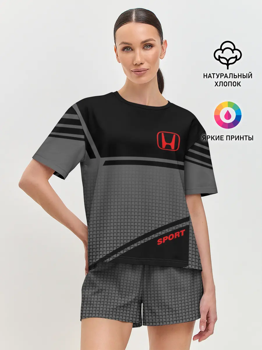 Женская пижама с шортами / HONDA SPORT