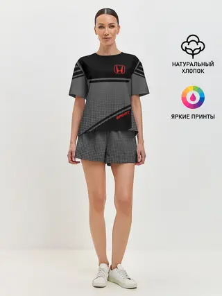 Женская пижама с шортами / HONDA SPORT