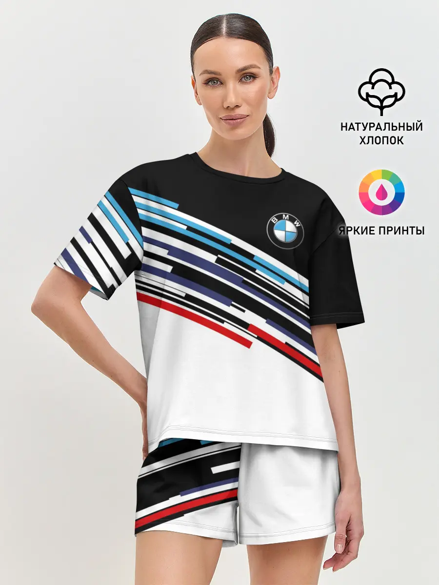 Женская пижама с шортами / BMW BRAND COLOR | БМВ