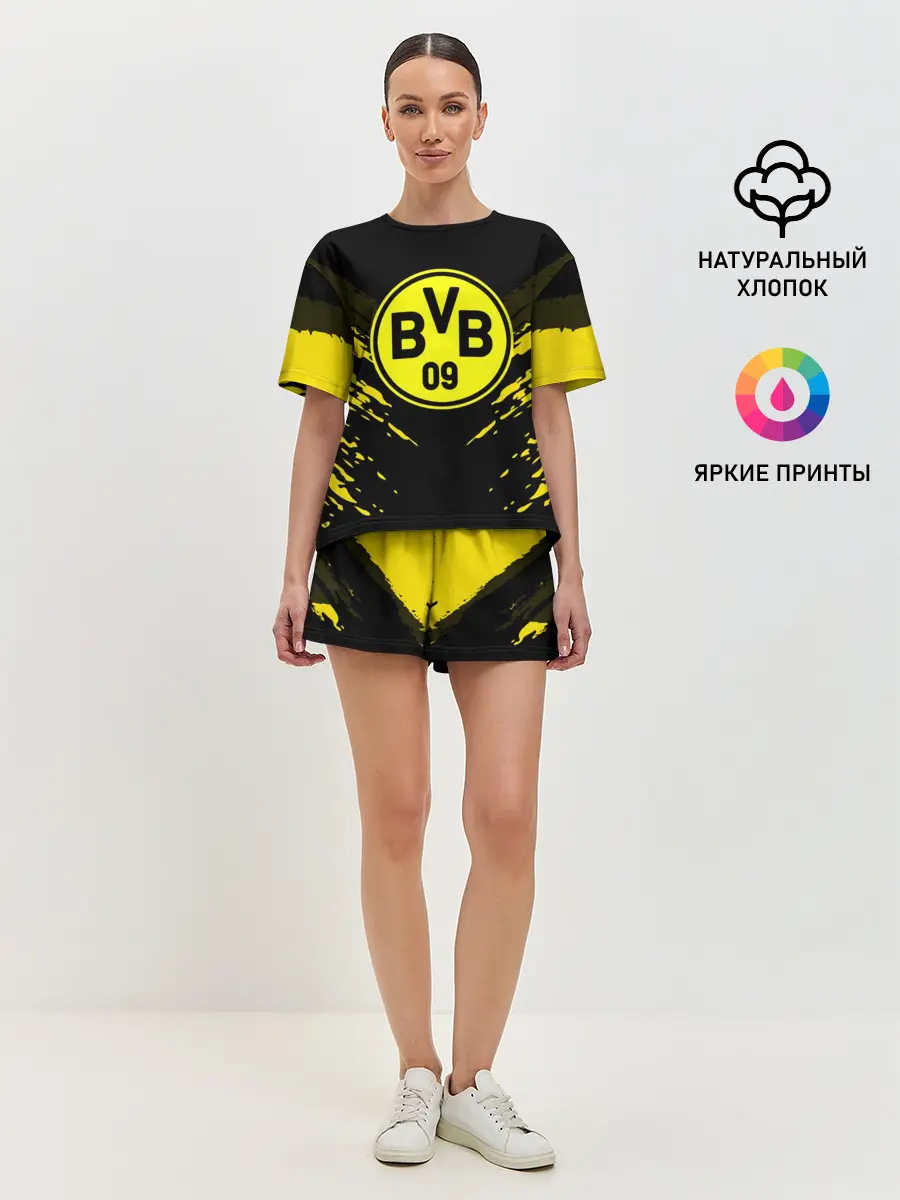 Женская пижама с шортами / BORUSSIA SPORT