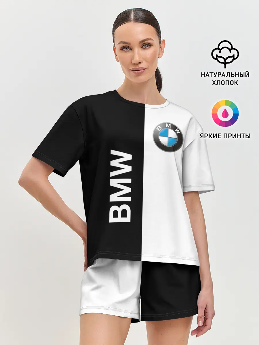Женская пижама с шортами / BMW
