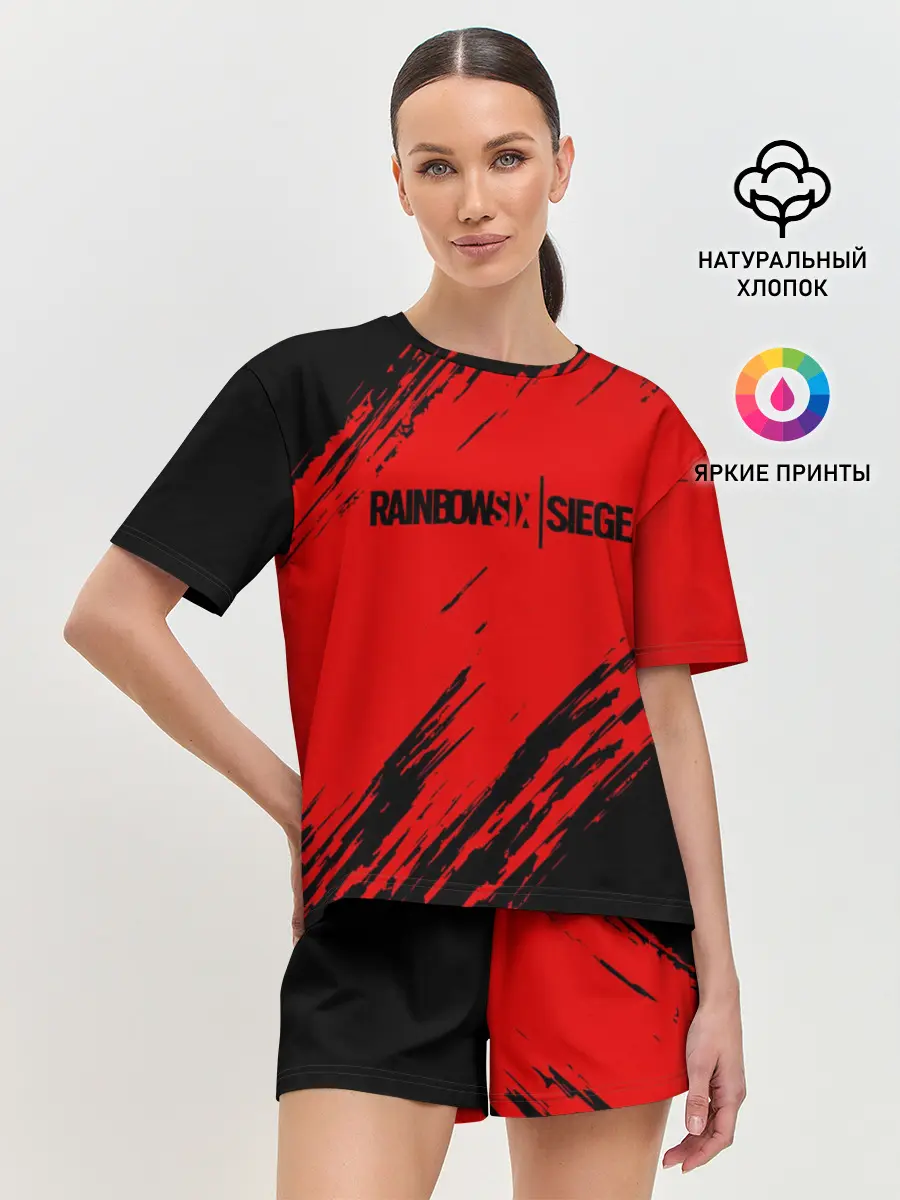 Женская пижама с шортами / RAINBOW SIX SIEGE OUTBREAK