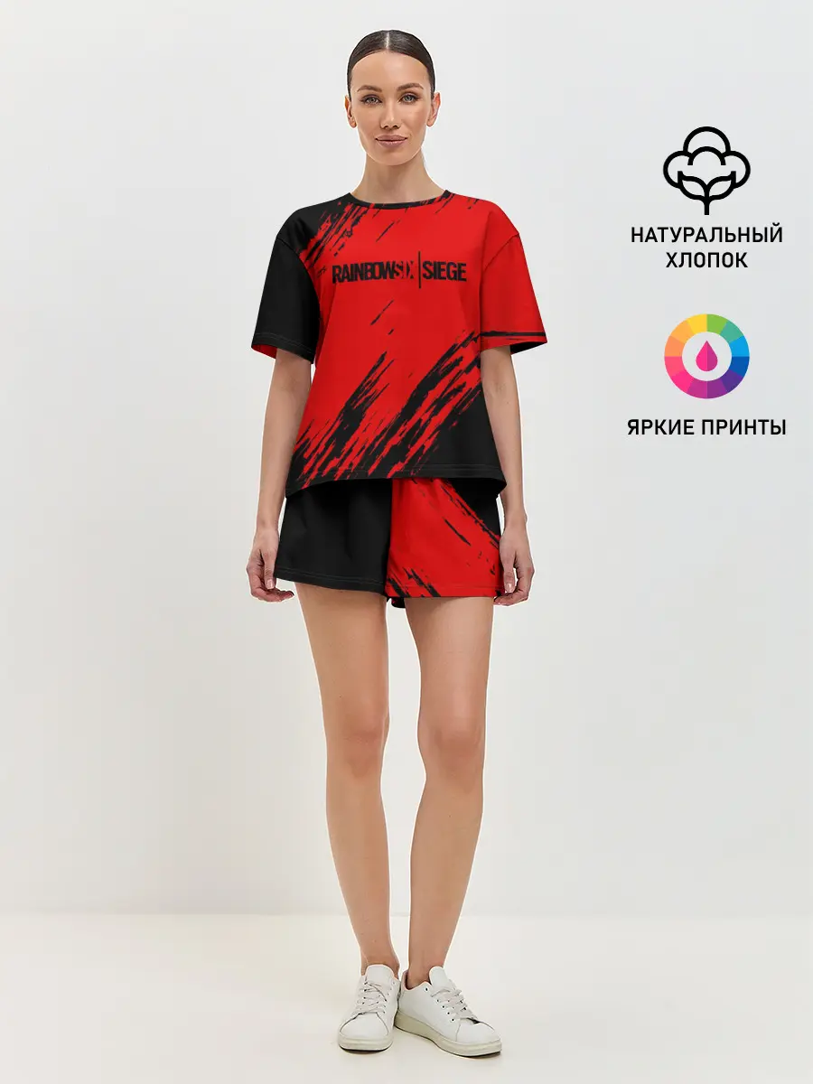 Женская пижама с шортами / RAINBOW SIX SIEGE OUTBREAK