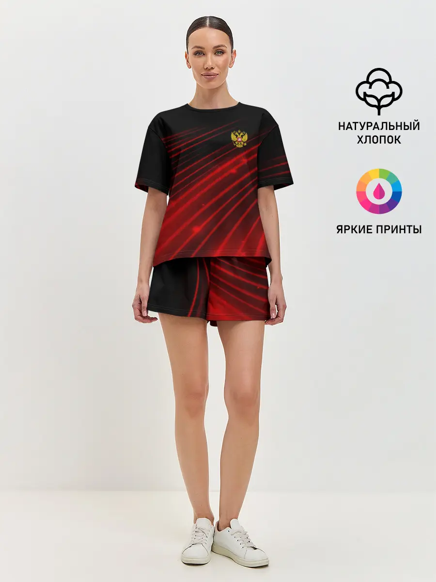 Женская пижама с шортами / Russia Sport 2018 uniform