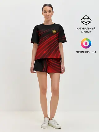 Женская пижама с шортами / Russia Sport 2018 uniform