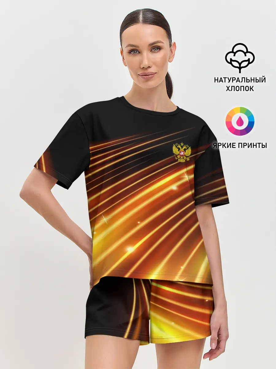 Женская пижама с шортами / Russia Sport 2018 uniform