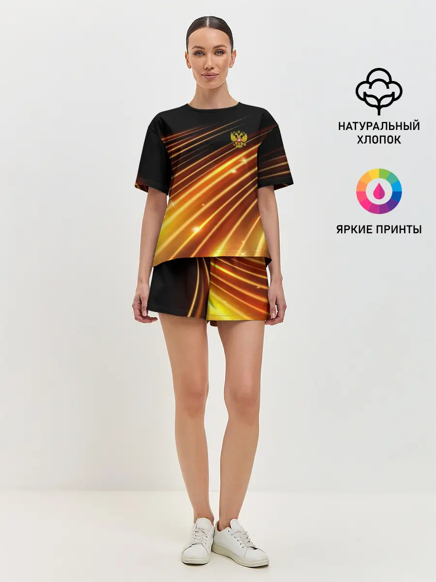 Женская пижама с шортами / Russia Sport 2018 uniform