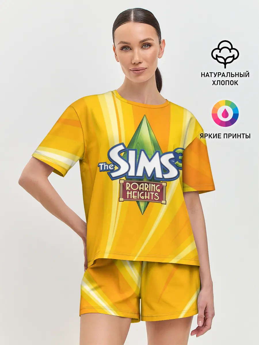 Женская пижама с шортами / The Sims