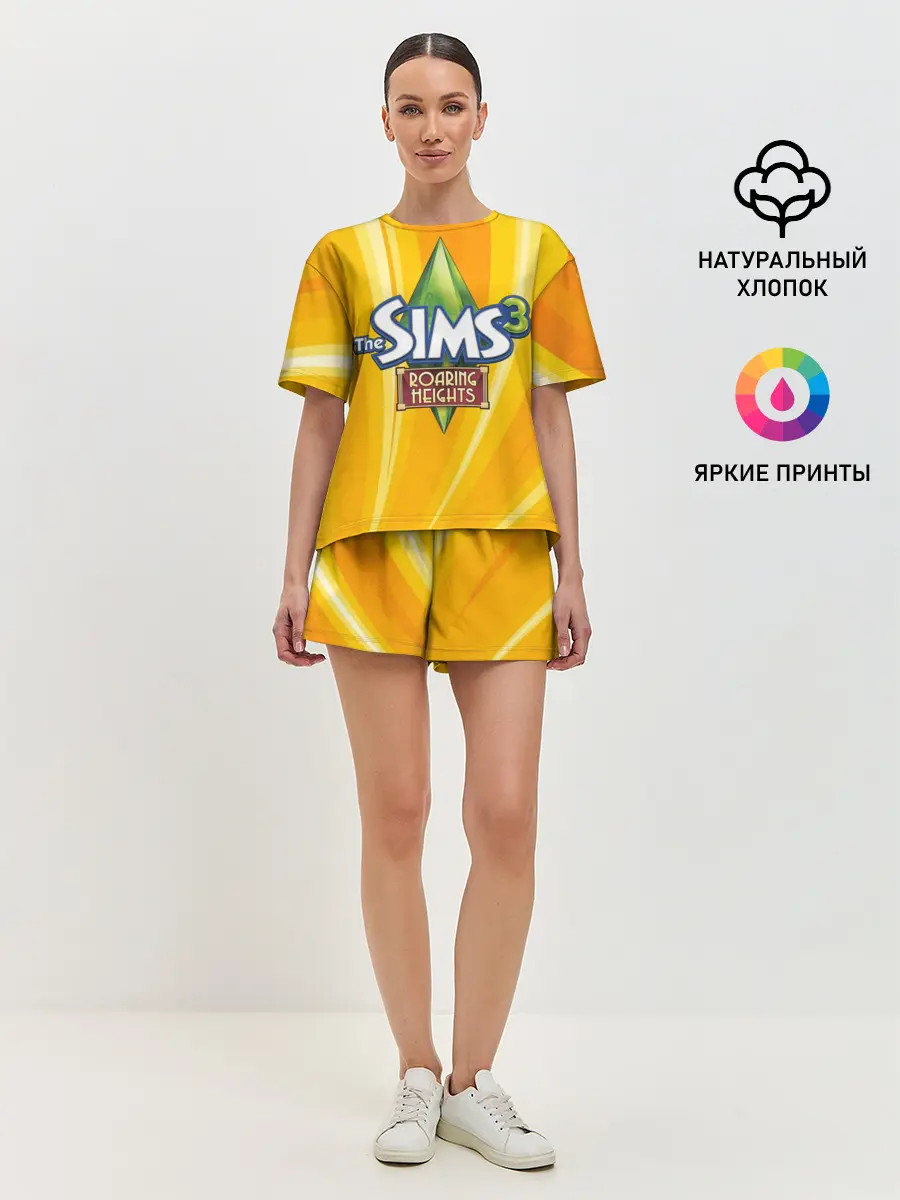 Женская пижама с шортами / The Sims