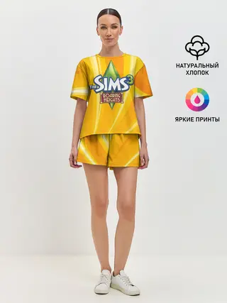 Женская пижама с шортами / The Sims