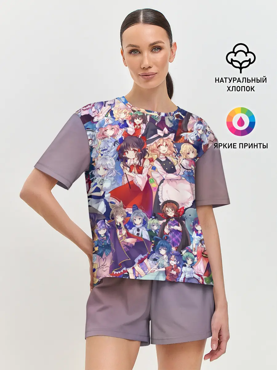 Женская пижама с шортами / Touhou