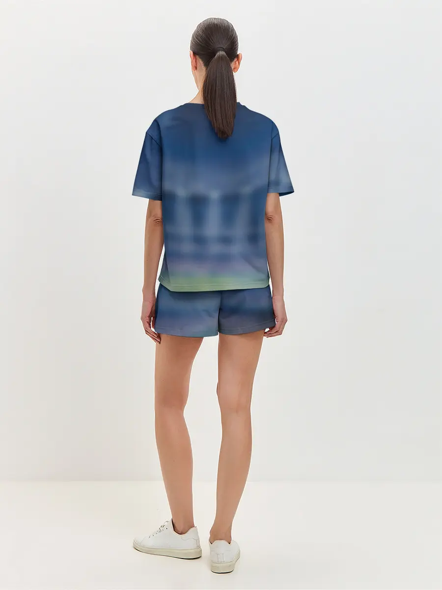 Женская пижама с шортами / Звезды футбола