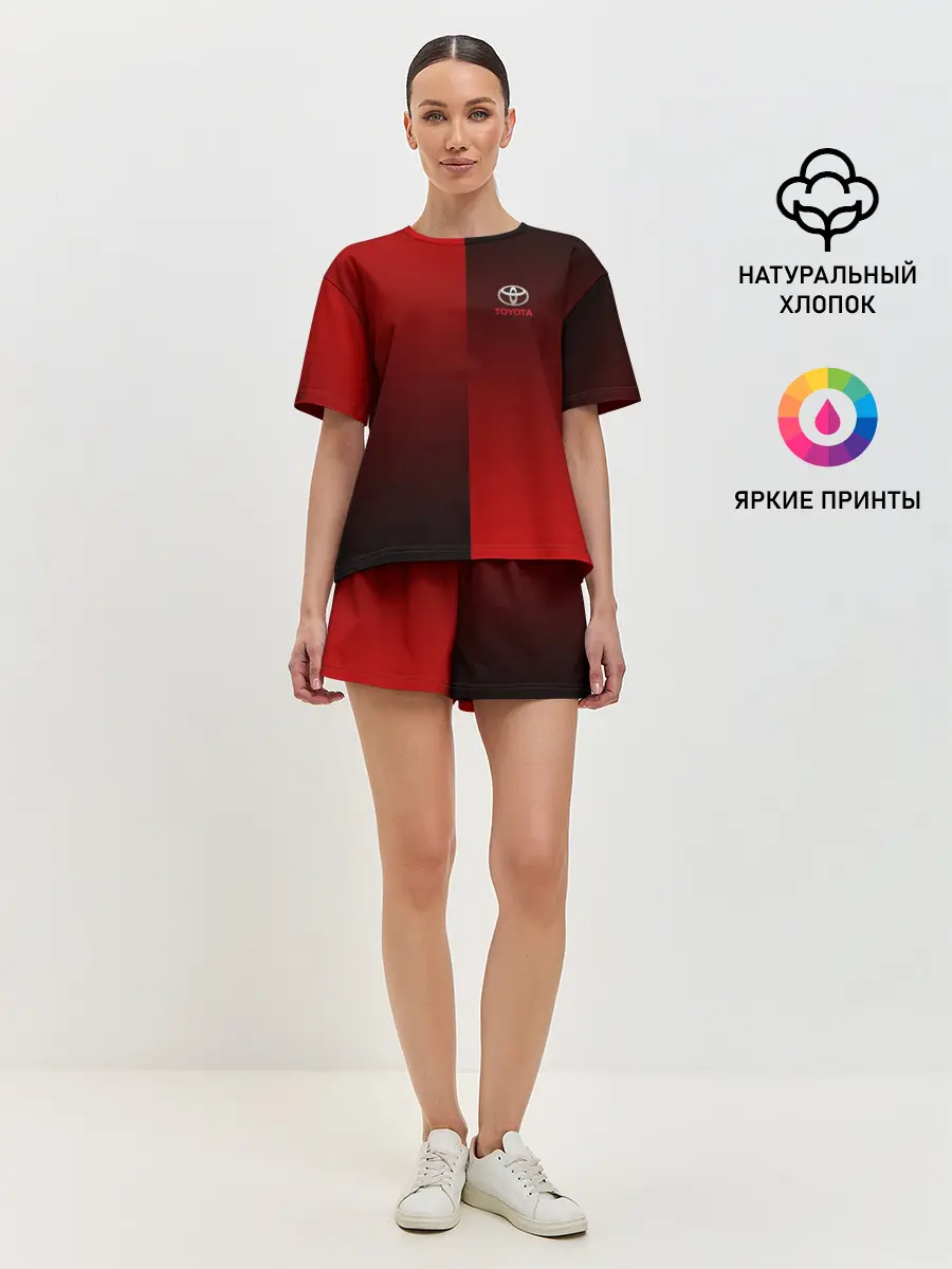 Женская пижама с шортами / TOYOTA SPORT