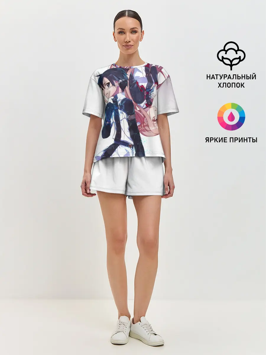 Женская пижама с шортами / Мастера Меча Онлайн