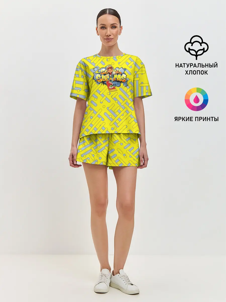 Женская пижама с шортами / Subway Surfers