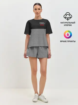 Женская пижама с шортами / AUDI | АУДИ
