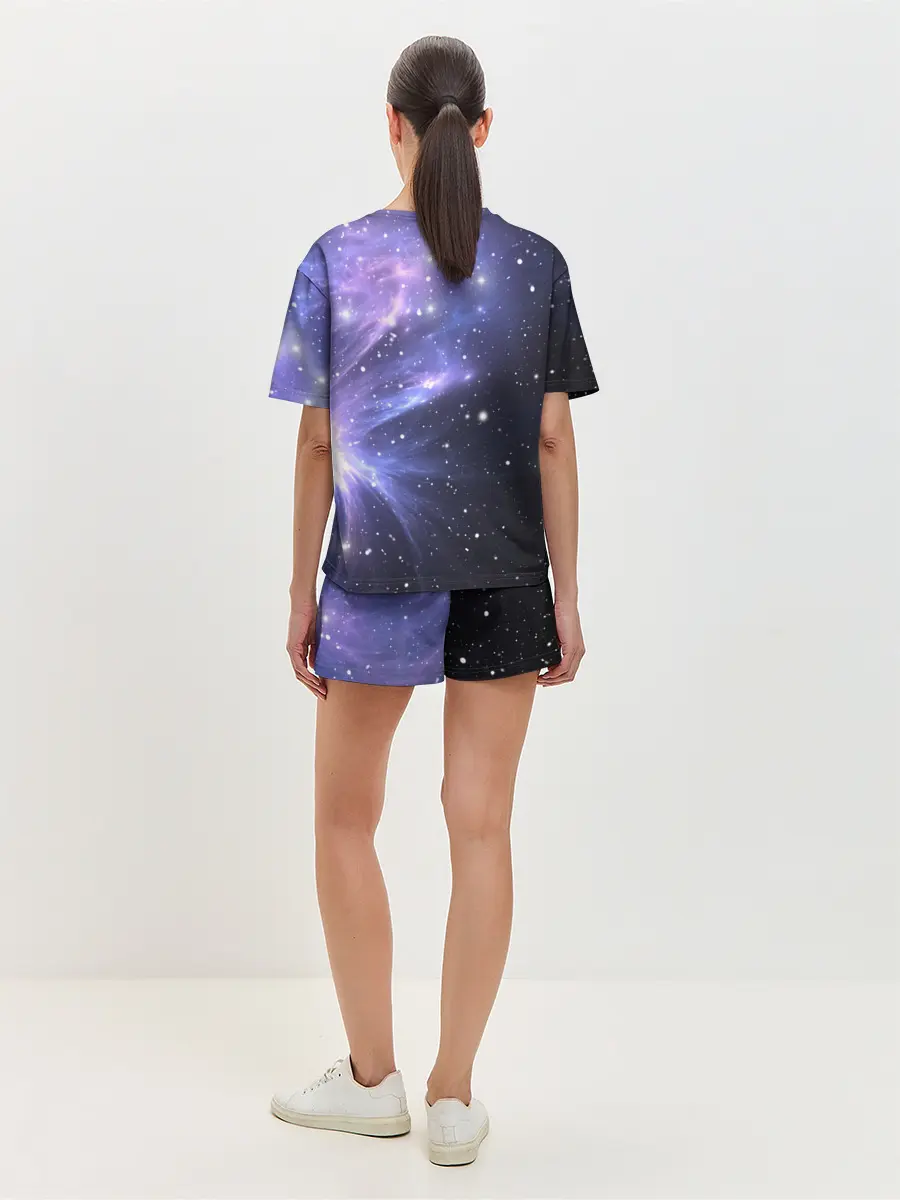 Женская пижама с шортами / Сияние звёзд