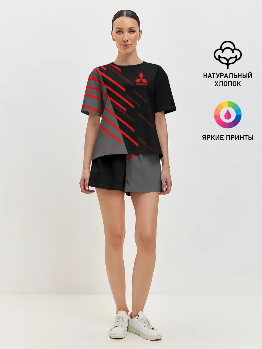 Женская пижама с шортами / MITSUBISHI | МИТСУБИСИ