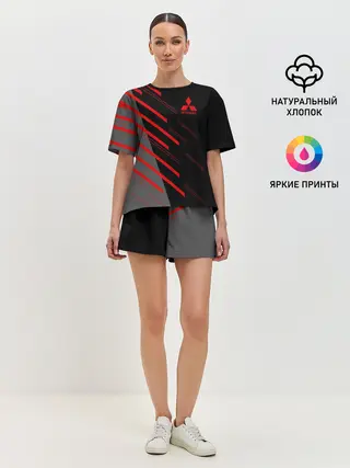 Женская пижама с шортами / MITSUBISHI | МИТСУБИСИ