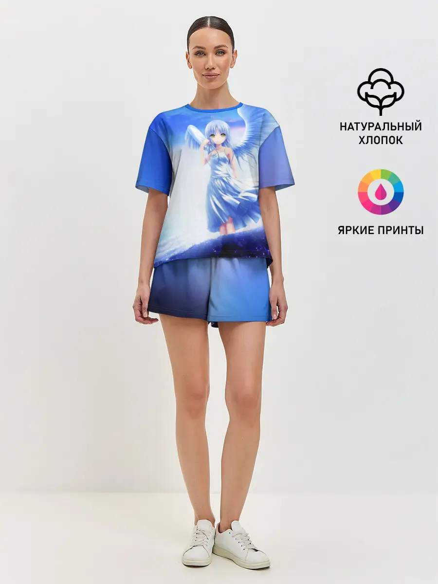 Женская пижама с шортами / Аниме ангел