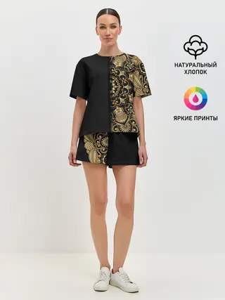 Женская пижама с шортами / ИСКУССТВО МАНДАЛА | MANDALA