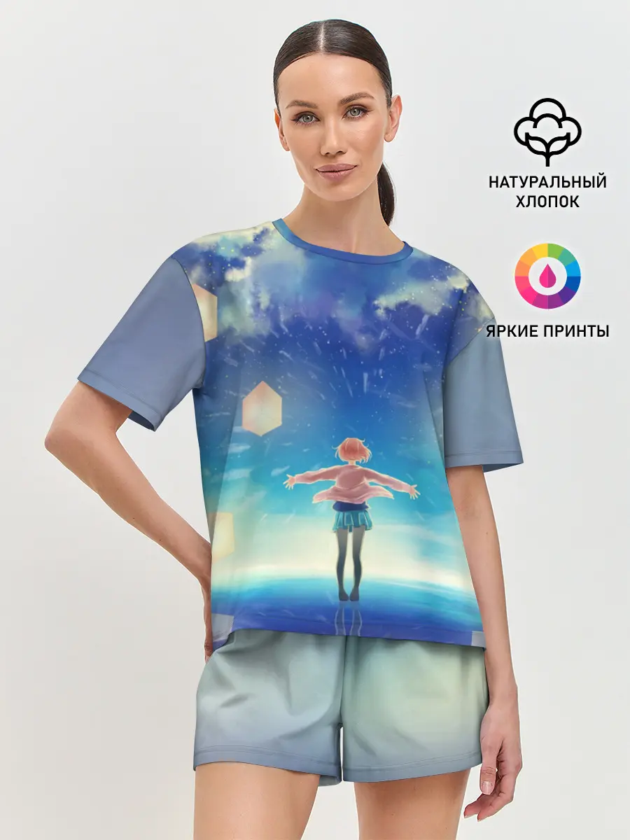 Женская пижама с шортами / Beyond the Boundary