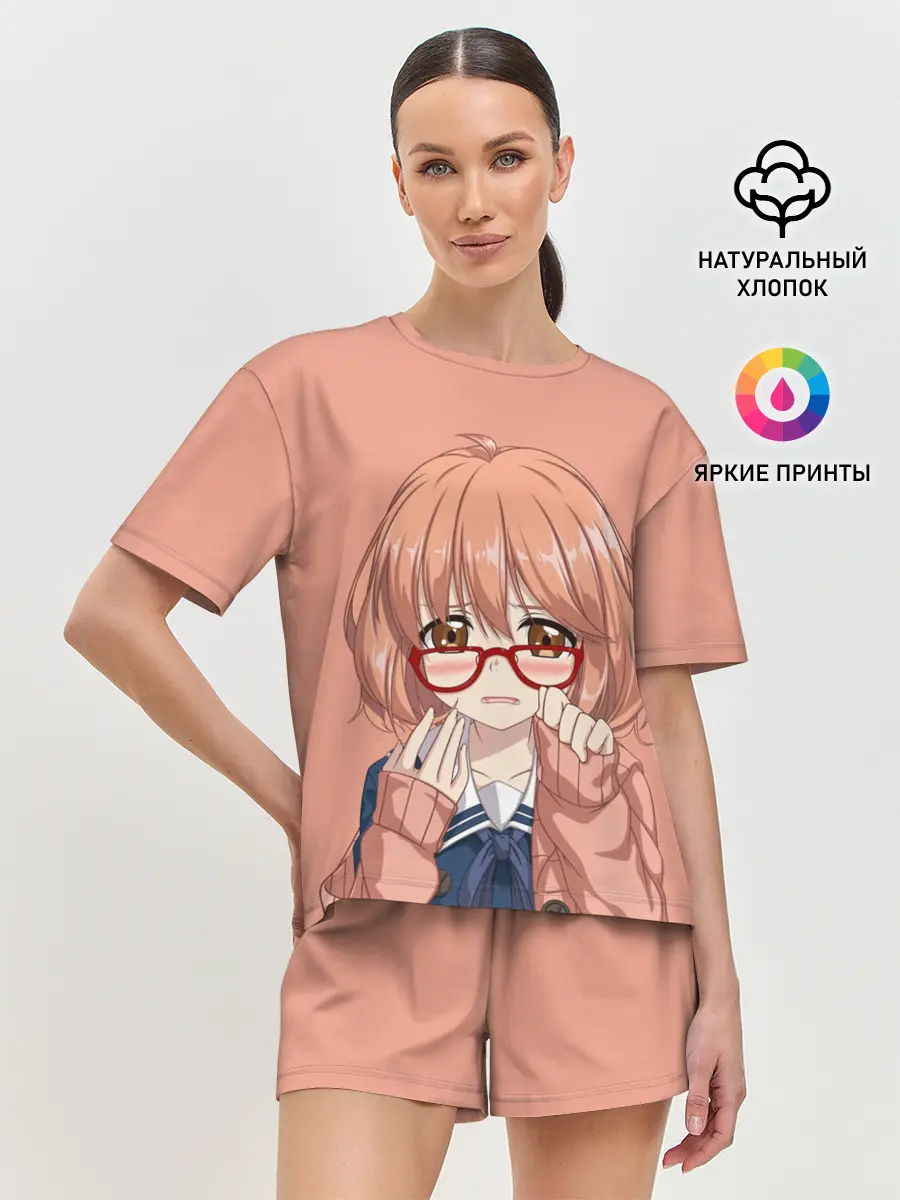 Женская пижама с шортами / Мирай Курияма тян