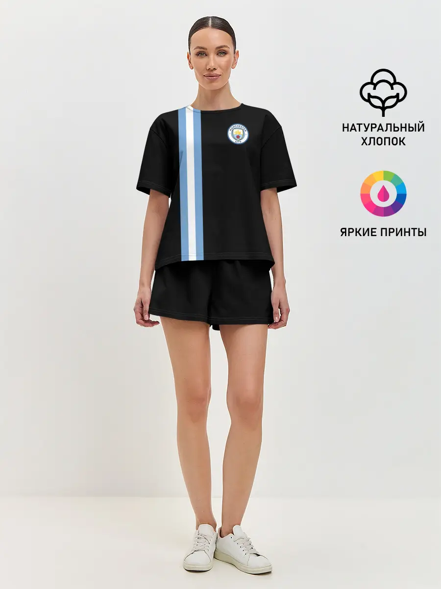 Женская пижама с шортами / Манчестер Сити