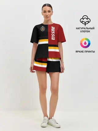Женская пижама с шортами / Russia