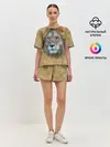 Женская пижама с шортами / Лев