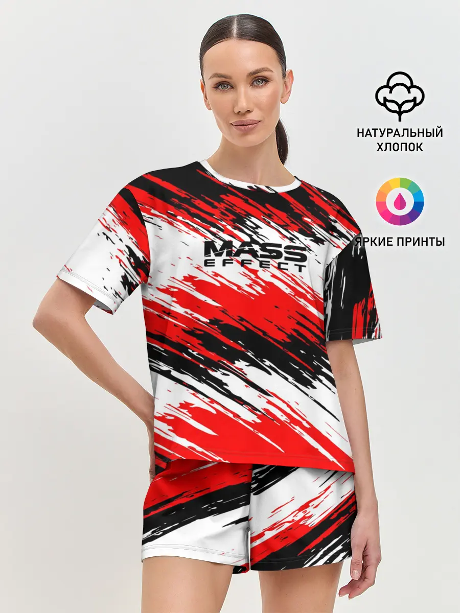 Женская пижама с шортами / Mass Effect