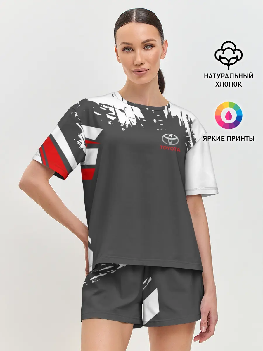 Женская пижама с шортами / TOYOTA SPORT