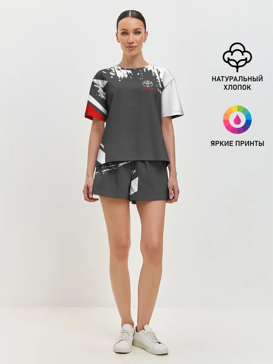 Женская пижама с шортами / TOYOTA SPORT