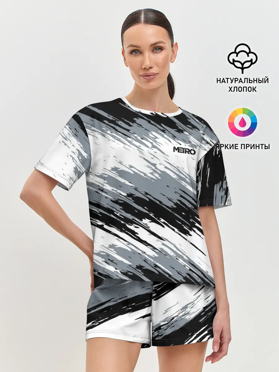 Женская пижама с шортами / METRO