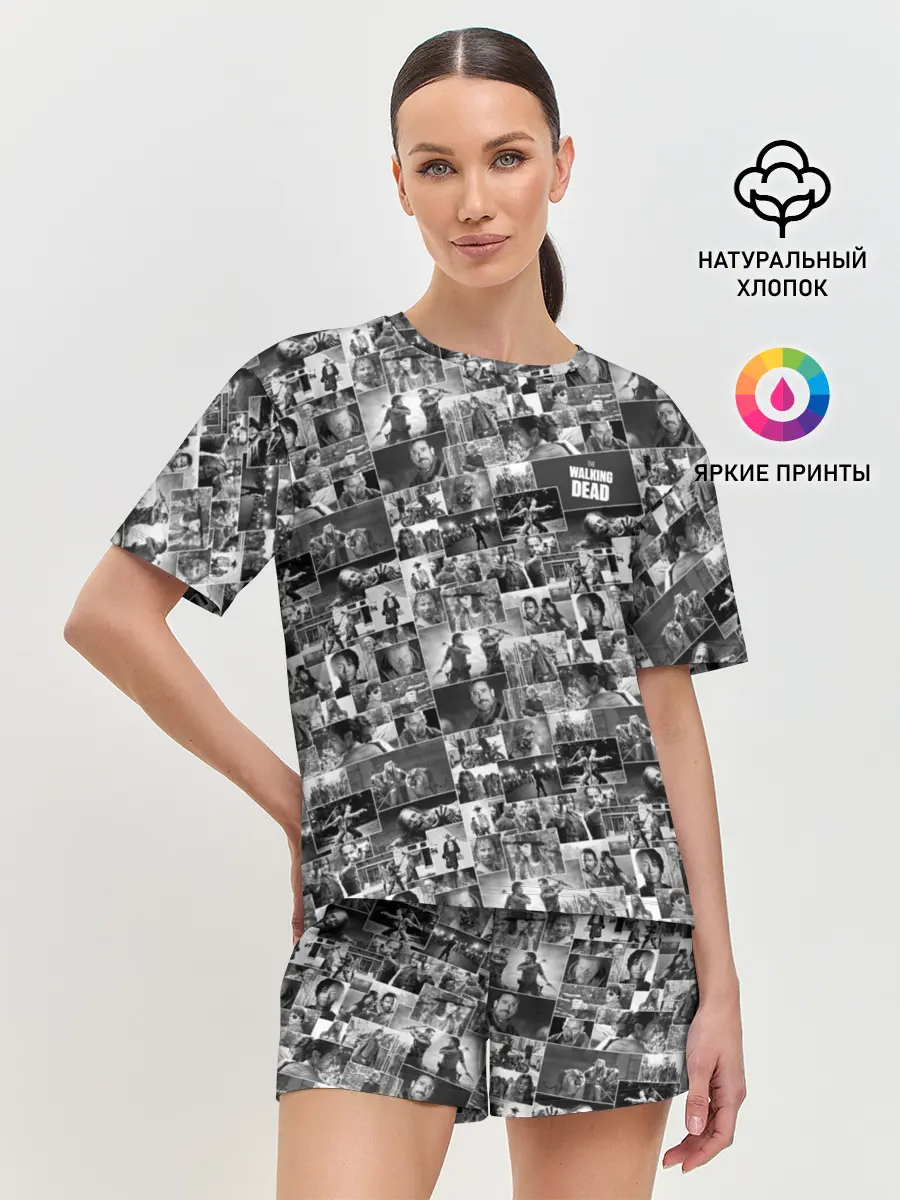 Женская пижама с шортами / The Walking Dead