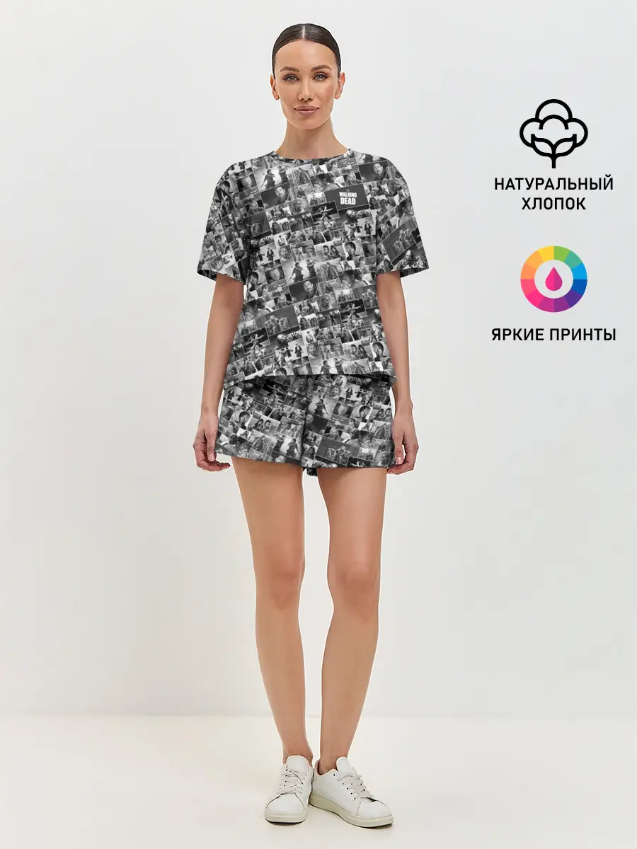Женская пижама с шортами / The Walking Dead