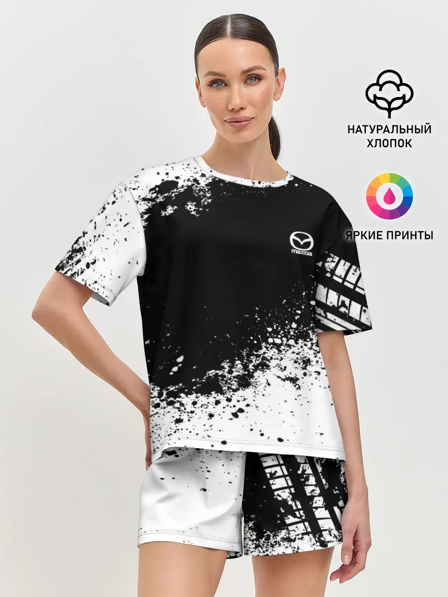 Женская пижама с шортами / Mazda brand motors