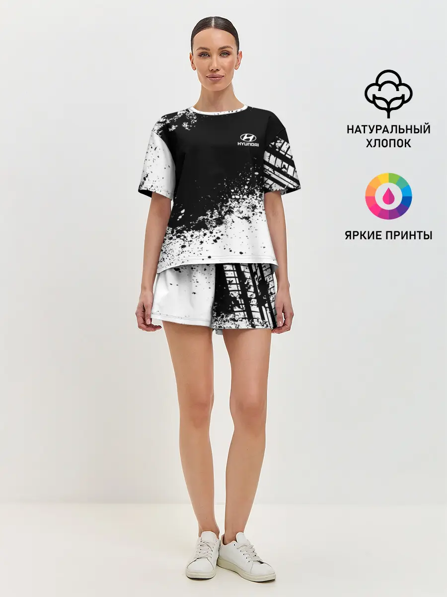 Женская пижама с шортами / Hyundai brand motors
