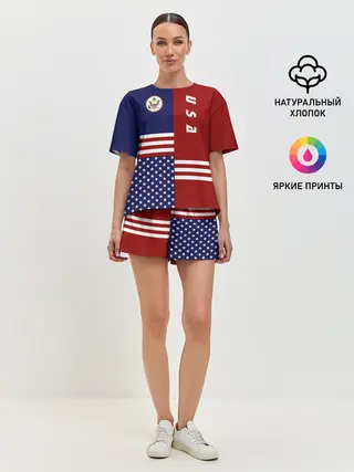 Женская пижама с шортами / USA