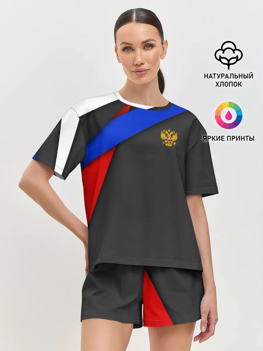 Женская пижама с шортами / RUSSIA SPORT