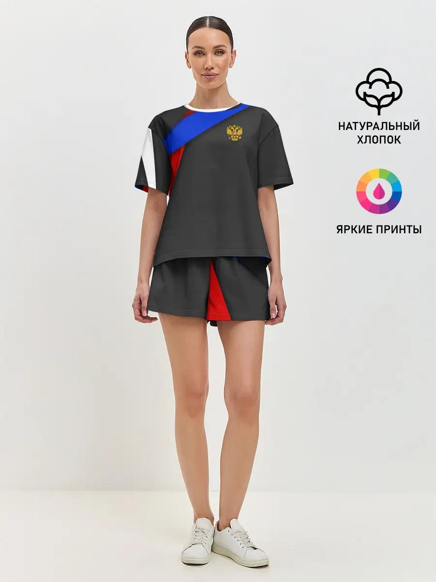 Женская пижама с шортами / RUSSIA SPORT